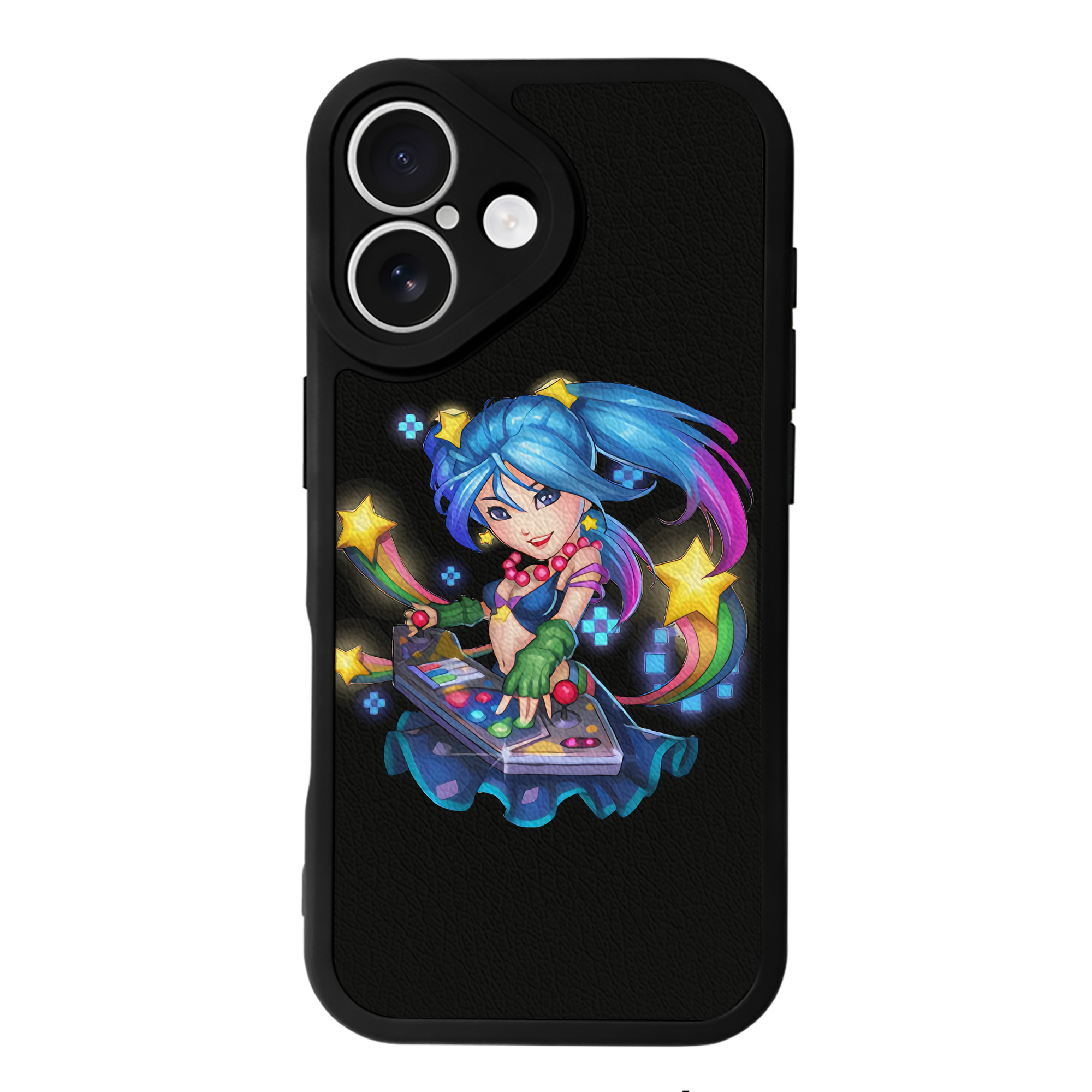 （画像用） リーグ・オブ・レジェンド League of Legends LOL 【iPhone 16シリーズ対応】シリコンスマホケース（レザー調） 材質：シリコン